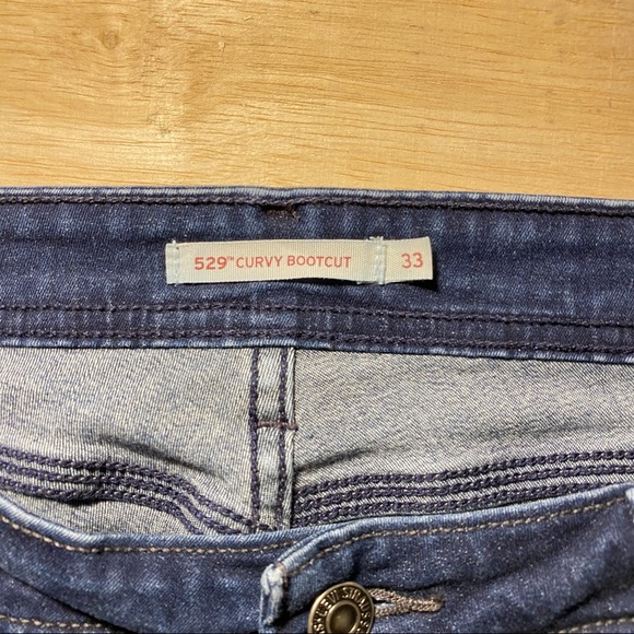 LEVIS denim curvy bootcut jeans 529 - Picture 2 of 7